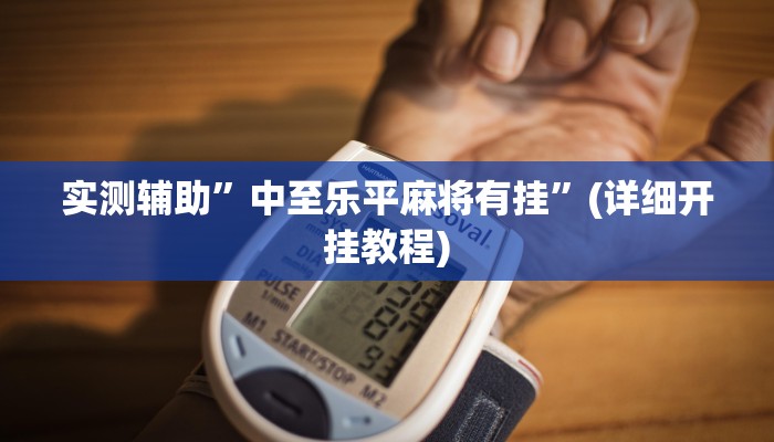 实测辅助”皮皮湖南麻将助赢神器”其实确实有挂