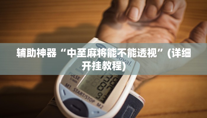 辅助神器“中至麻将能不能透视”(详细开挂教程)