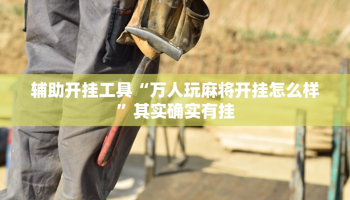 辅助开挂工具“万人玩麻将开挂怎么样”其实确实有挂