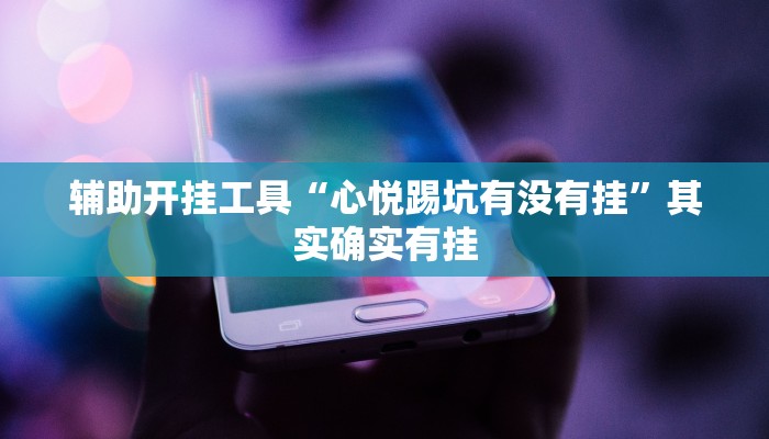 辅助开挂工具“心悦踢坑有没有挂”其实确实有挂