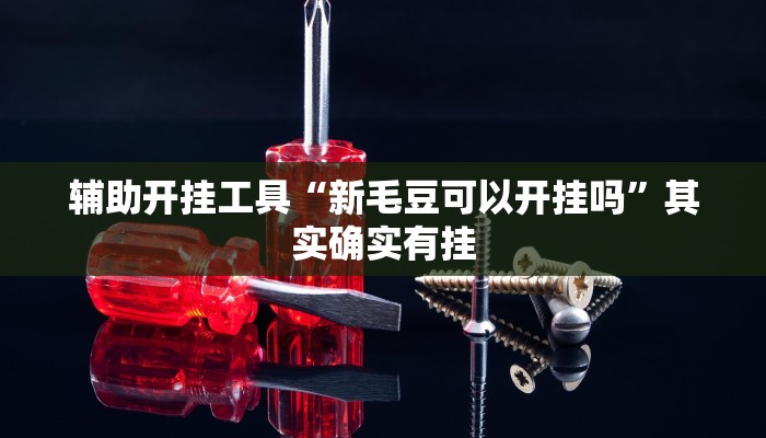 辅助开挂工具“新毛豆可以开挂吗”其实确实有挂