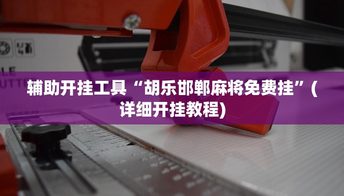 辅助开挂工具“胡乐邯郸麻将免费挂”(详细开挂教程)