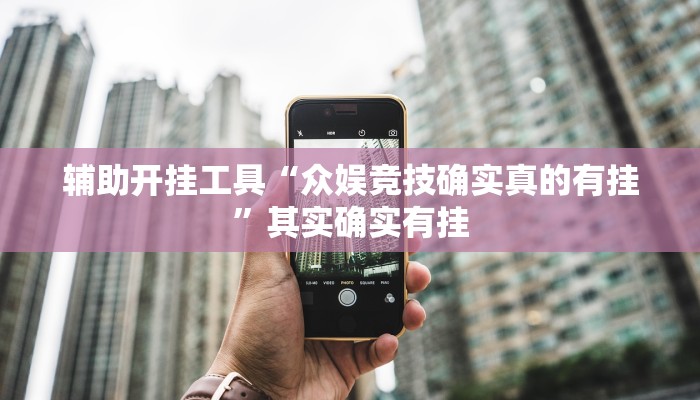 辅助开挂工具“众娱竞技确实真的有挂”其实确实有挂